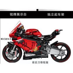 MorkModel 028001 Mork Model 028001 non  DUCATI V4S 1:5 tỷ lệ 1:5 bộ đồ chơi xếp lắp ráp ghép mô hình  DUCAYI V4S Kỹ Thuật Công Nghệ Cao Mô Hình Phương Tiện 2008 khối