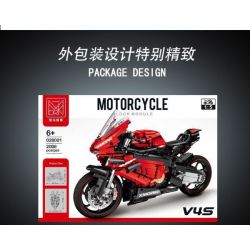 MorkModel 028001 Mork Model 028001 non  DUCATI V4S 1:5 tỷ lệ 1:5 bộ đồ chơi xếp lắp ráp ghép mô hình  DUCAYI V4S Kỹ Thuật Công Nghệ Cao Mô Hình Phương Tiện 2008 khối