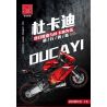 MorkModel 028001 Mork Model 028001 non  DUCATI V4S 1:5 tỷ lệ 1:5 bộ đồ chơi xếp lắp ráp ghép mô hình  DUCAYI V4S Kỹ Thuật Công Nghệ Cao Mô Hình Phương Tiện 2008 khối