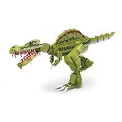 Bozhi KS80039 80039 non  THỜI ĐẠI KHỦNG LONG SPINOSAURUS-SLATER bộ đồ chơi xếp lắp ráp ghép mô hình THE AGE OF DINOSAURS SPINOSAURUS 325 khối