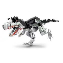 Bozhi KS80037 80037 non  RỒNG BẠO CHÚA-ZAKU bộ đồ chơi xếp lắp ráp ghép mô hình THE AGE OF DINOSAURS TYRANNICAL DRAGON 354 khối