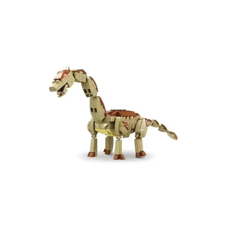 Bozhi KS80034 80034 non  THỜI ĐẠI KHỦNG LONG BRACHIOSAURUS bộ đồ chơi xếp lắp ráp ghép mô hình THE AGE OF DINOSAURS 335 khối