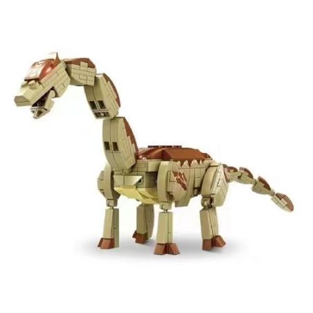 Bozhi KS80034 80034 non  THỜI ĐẠI KHỦNG LONG BRACHIOSAURUS bộ đồ chơi xếp lắp ráp ghép mô hình THE AGE OF DINOSAURS 335 khối