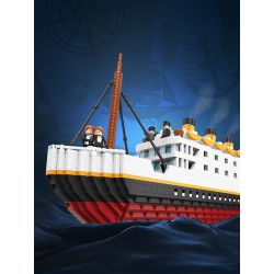 MOYU BLOCK MY97041 97041 non  TITANNILC - TÀU DU LỊCH SANG TRỌNG bộ đồ chơi xếp lắp ráp ghép mô hình Creator Sáng Tạo 2980 khối