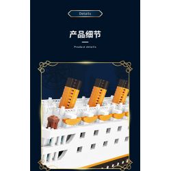 MOYU BLOCK MY97041 97041 non  TITANNILC - TÀU DU LỊCH SANG TRỌNG bộ đồ chơi xếp lắp ráp ghép mô hình Creator Sáng Tạo 2980 khối