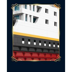 MOYU BLOCK MY97041 97041 non  TITANNILC - TÀU DU LỊCH SANG TRỌNG bộ đồ chơi xếp lắp ráp ghép mô hình Creator Sáng Tạo 2980 khối