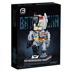 BRICK ELEMENT 19010 non  NGƯỜI DƠI CƠ KHÍ bộ đồ chơi xếp lắp ráp ghép mô hình Super Heroes MECHANICAL BATMAN Siêu Nhân Anh Hùng 669 khối
