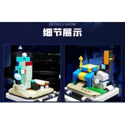 QIZHILE E01002 01002 non  KHỐI THIÊN HÀ bộ đồ chơi xếp lắp ráp ghép mô hình GALAXY CUBE