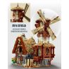 MorkModel 033009 Mork Model 033009 REBRICKABLE MOC-138190 138190 MOC138190 non  CỐI XAY GIÓ THỜI TRUNG CỔ bộ đồ chơi xếp lắp ráp ghép mô hình Creator MEDIEVAL WINDMILL Sáng Tạo 2808 khối