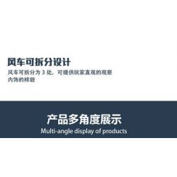 MorkModel 033009 Mork Model 033009 REBRICKABLE MOC-138190 138190 MOC138190 non  CỐI XAY GIÓ THỜI TRUNG CỔ bộ đồ chơi xếp lắp ráp ghép mô hình Creator MEDIEVAL WINDMILL Sáng Tạo 2808 khối