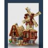 MorkModel 033009 Mork Model 033009 REBRICKABLE MOC-138190 138190 MOC138190 non  CỐI XAY GIÓ THỜI TRUNG CỔ bộ đồ chơi xếp lắp ráp ghép mô hình Creator MEDIEVAL WINDMILL Sáng Tạo 2808 khối