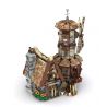 MorkModel 033009 Mork Model 033009 REBRICKABLE MOC-138190 138190 MOC138190 non  CỐI XAY GIÓ THỜI TRUNG CỔ bộ đồ chơi xếp lắp ráp ghép mô hình Creator MEDIEVAL WINDMILL Sáng Tạo 2808 khối