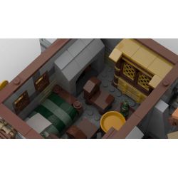 MorkModel 033009 Mork Model 033009 REBRICKABLE MOC-138190 138190 MOC138190 non  CỐI XAY GIÓ THỜI TRUNG CỔ bộ đồ chơi xếp lắp ráp ghép mô hình Creator MEDIEVAL WINDMILL Sáng Tạo 2808 khối