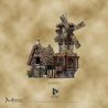 MorkModel 033009 Mork Model 033009 REBRICKABLE MOC-138190 138190 MOC138190 non  CỐI XAY GIÓ THỜI TRUNG CỔ bộ đồ chơi xếp lắp ráp ghép mô hình Creator MEDIEVAL WINDMILL Sáng Tạo 2808 khối