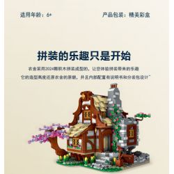 MorkModel 033004 Mork Model 033004 REBRICKABLE MOC-68083 68083 MOC68083 non  TRANG TRẠI THỜI TRUNG CỔ bộ đồ chơi xếp lắp ráp ghép mô hình Creator MEDIEVAL FARMHOUSE Sáng Tạo 2024 khối