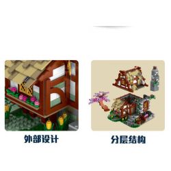 MorkModel 033004 Mork Model 033004 REBRICKABLE MOC-68083 68083 MOC68083 non  TRANG TRẠI THỜI TRUNG CỔ bộ đồ chơi xếp lắp ráp ghép mô hình Creator MEDIEVAL FARMHOUSE Sáng Tạo 2024 khối