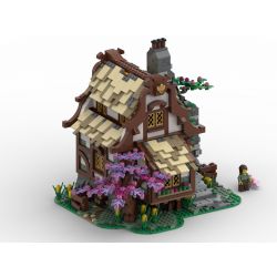 MorkModel 033004 Mork Model 033004 REBRICKABLE MOC-68083 68083 MOC68083 non  TRANG TRẠI THỜI TRUNG CỔ bộ đồ chơi xếp lắp ráp ghép mô hình Creator MEDIEVAL FARMHOUSE Sáng Tạo 2024 khối