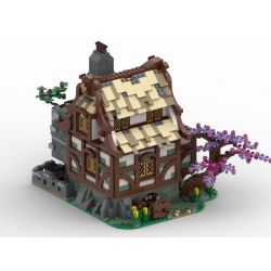 MorkModel 033004 Mork Model 033004 REBRICKABLE MOC-68083 68083 MOC68083 non  TRANG TRẠI THỜI TRUNG CỔ bộ đồ chơi xếp lắp ráp ghép mô hình Creator MEDIEVAL FARMHOUSE Sáng Tạo 2024 khối