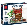 MorkModel 033007 Mork Model 033007 REBRICKABLE MOC-73723 73723 MOC73723 non  TIỆM BÁNH THỜI TRUNG CỔ bộ đồ chơi xếp lắp ráp ghép mô hình Creator MEDIEVAL BAKERY Sáng Tạo 1407 khối