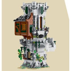 MorkModel 033001 Mork Model 033001 REBRICKABLE MOC-83831 83831 MOC83831 non  THÁP CANH THỜI TRUNG CỔ bộ đồ chơi xếp lắp ráp ghép mô hình Creator MEDIEVAL GUARD TOWER Sáng Tạo 1340 khối