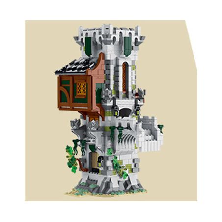 MorkModel 033001 Mork Model 033001 REBRICKABLE MOC-83831 83831 MOC83831 non  THÁP CANH THỜI TRUNG CỔ bộ đồ chơi xếp lắp ráp ghép mô hình Creator MEDIEVAL GUARD TOWER Sáng Tạo 1340 khối