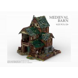 REBRICKABLE MOC-82026 82026 MOC82026 non  CHUỒNG THỜI TRUNG CỔ bộ đồ chơi xếp lắp ráp ghép mô hình Creator MEDIEVAL BARN Sáng Tạo 4121 khối