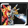 LE DI PIN 6069 non  BÁN PHỐI CẢNH CƠ THỂ NGƯỜI SẮT bộ đồ chơi xếp lắp ráp ghép mô hình Super Heroes IRON KING Siêu Nhân Anh Hùng 935 khối