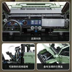 XIAOMI MITU MI ONEBOT OBTK300CH 300CH non  XE TĂNG 300 SUV 1:10 tỷ lệ 1:10 bộ đồ chơi xếp lắp ráp ghép mô hình  Kỹ Thuật Công Nghệ Cao Mô Hình Phương Tiện 2600 khối