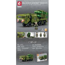 SEMBO 105716 non  TÊN LỬA PHÒNG KHÔNG HQ-16 bộ đồ chơi xếp lắp ráp ghép mô hình Military Army HQ-16 ANTI-AIRCRAFT MISSILES Quân Sự Bộ Đội 550 khối