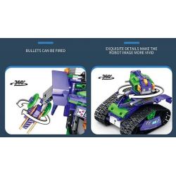 REOBRIX 33001 non  ROBOT BIẾN HÌNH bộ đồ chơi xếp lắp ráp ghép mô hình  TRANSFORMING ROBOT Kỹ Thuật Công Nghệ Cao Mô Hình Phương Tiện 580 khối