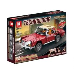 REOBRIX 11005 non  CỔ ĐIỂN 280SL bộ đồ chơi xếp lắp ráp ghép mô hình  VINTAGE 280SL Kỹ Thuật Công Nghệ Cao Mô Hình Phương Tiện 1578 khối