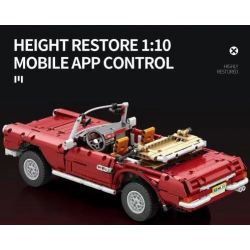 REOBRIX 11005 non  CỔ ĐIỂN 280SL bộ đồ chơi xếp lắp ráp ghép mô hình  VINTAGE 280SL Kỹ Thuật Công Nghệ Cao Mô Hình Phương Tiện 1578 khối