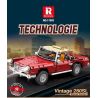 REOBRIX 11005 non  CỔ ĐIỂN 280SL bộ đồ chơi xếp lắp ráp ghép mô hình  VINTAGE 280SL Kỹ Thuật Công Nghệ Cao Mô Hình Phương Tiện 1578 khối