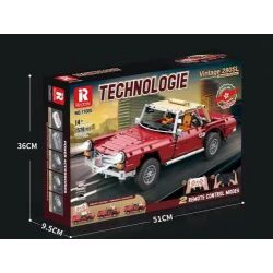 REOBRIX 11005 non  CỔ ĐIỂN 280SL bộ đồ chơi xếp lắp ráp ghép mô hình  VINTAGE 280SL Kỹ Thuật Công Nghệ Cao Mô Hình Phương Tiện 1578 khối