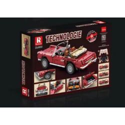 REOBRIX 11005 non  CỔ ĐIỂN 280SL bộ đồ chơi xếp lắp ráp ghép mô hình  VINTAGE 280SL Kỹ Thuật Công Nghệ Cao Mô Hình Phương Tiện 1578 khối