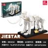 JIESTAR 36002 non  HÓA THẠCH VOI MA MÚT bộ đồ chơi xếp lắp ráp ghép mô hình DINO MIGHT 406 khối