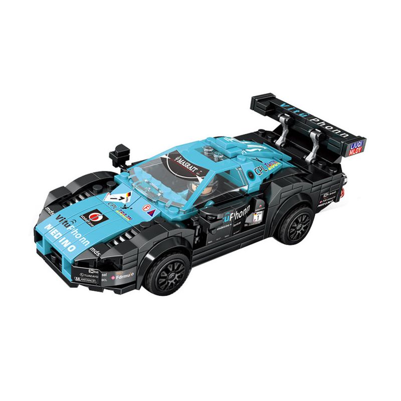 MINGDI 10077 non  MASERATI bộ đồ chơi xếp lắp ráp ghép mô hình Racers Đua Tốc Độ 315 khối