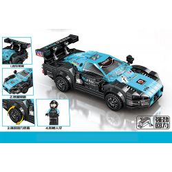 MINGDI 10077 non  MASERATI bộ đồ chơi xếp lắp ráp ghép mô hình Racers Đua Tốc Độ 315 khối