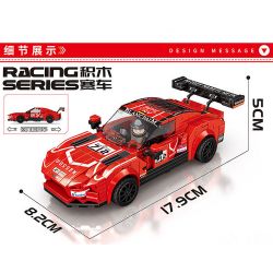 MINGDI 10075 non  ASPEN-MARTIN bộ đồ chơi xếp lắp ráp ghép mô hình Racers Đua Tốc Độ 315 khối