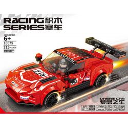 MINGDI 10075 non  ASPEN-MARTIN bộ đồ chơi xếp lắp ráp ghép mô hình Racers Đua Tốc Độ 315 khối