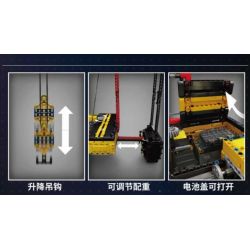 MouldKing 17015 Mould King 17015 non  LIBOKAIER-LR13000 bộ đồ chơi xếp lắp ráp ghép mô hình  CRAWLER CRANE LIEBHERR LR13000 Kỹ Thuật Công Nghệ Cao Mô Hình Phương Tiện 4318 khối