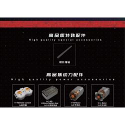 MouldKing 17015 Mould King 17015 non  LIBOKAIER-LR13000 bộ đồ chơi xếp lắp ráp ghép mô hình  CRAWLER CRANE LIEBHERR LR13000 Kỹ Thuật Công Nghệ Cao Mô Hình Phương Tiện 4318 khối