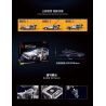 BRICK ELEMENT 19011 non  KHÁI NIỆM HỆ THỐNG TREO XE bộ đồ chơi xếp lắp ráp ghép mô hình BACK TO THE FUTURE SUSPENDED CONCEPT CAR 868 khối