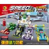 UP TO CD8047 8047 non  XE TỐC ĐỘ 4 KIỂU bộ đồ chơi xếp lắp ráp ghép mô hình Racers Đua Tốc Độ 383 khối