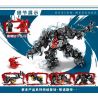 LEDUO 76123 non  NỌC ĐỘC - TRẬN CHIẾN TÀN SÁT bộ đồ chơi xếp lắp ráp ghép mô hình Super Heroes BATTLE OF CARNAGE VENOM Siêu Nhân Anh Hùng 810 khối