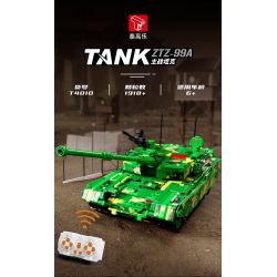 TA GAOLE T4010 4010 non  XE TĂNG CHIẾN ĐẤU CHỦ LỰC ZTZ-99A bộ đồ chơi xếp lắp ráp ghép mô hình Military Army ZTZ-99A TANK Quân Sự Bộ Đội 1918 khối