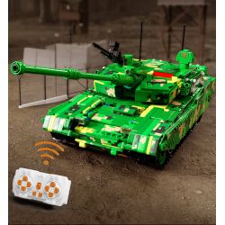 TA GAOLE T4010 4010 non  XE TĂNG CHIẾN ĐẤU CHỦ LỰC ZTZ-99A bộ đồ chơi xếp lắp ráp ghép mô hình Military Army ZTZ-99A TANK Quân Sự Bộ Đội 1918 khối