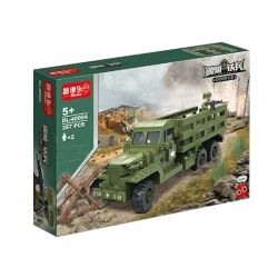 ZHI DELE DL-40004 40004 DL40004 non  XE TẢI CCKW bộ đồ chơi xếp lắp ráp ghép mô hình 357 khối