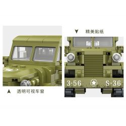 ZHI DELE DL-40004 40004 DL40004 non  XE TẢI CCKW bộ đồ chơi xếp lắp ráp ghép mô hình 357 khối