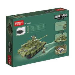 ZHI DELE DL-40002 40002 DL40002 non  XE TĂNG T-34 bộ đồ chơi xếp lắp ráp ghép mô hình 661 khối